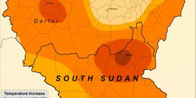 Карта клімат Судану 