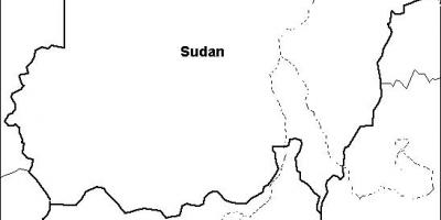 Карта Судану порожній